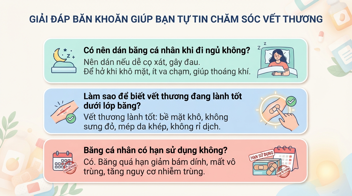 Băng cá nhân loại nào tốt? Cách bảo vệ vết thương hiệu quả