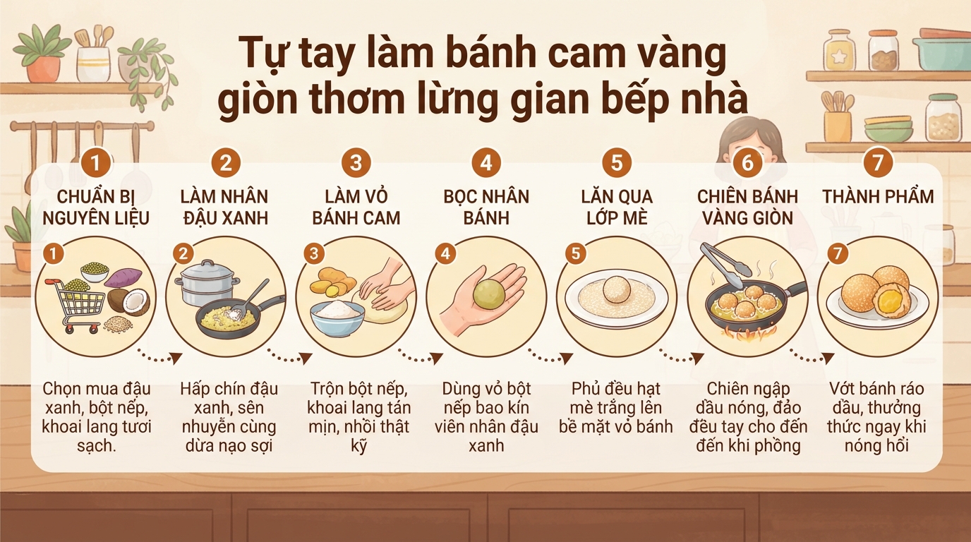 Bánh cam bao nhiêu calo? Cách làm và ăn sao cho hợp lý