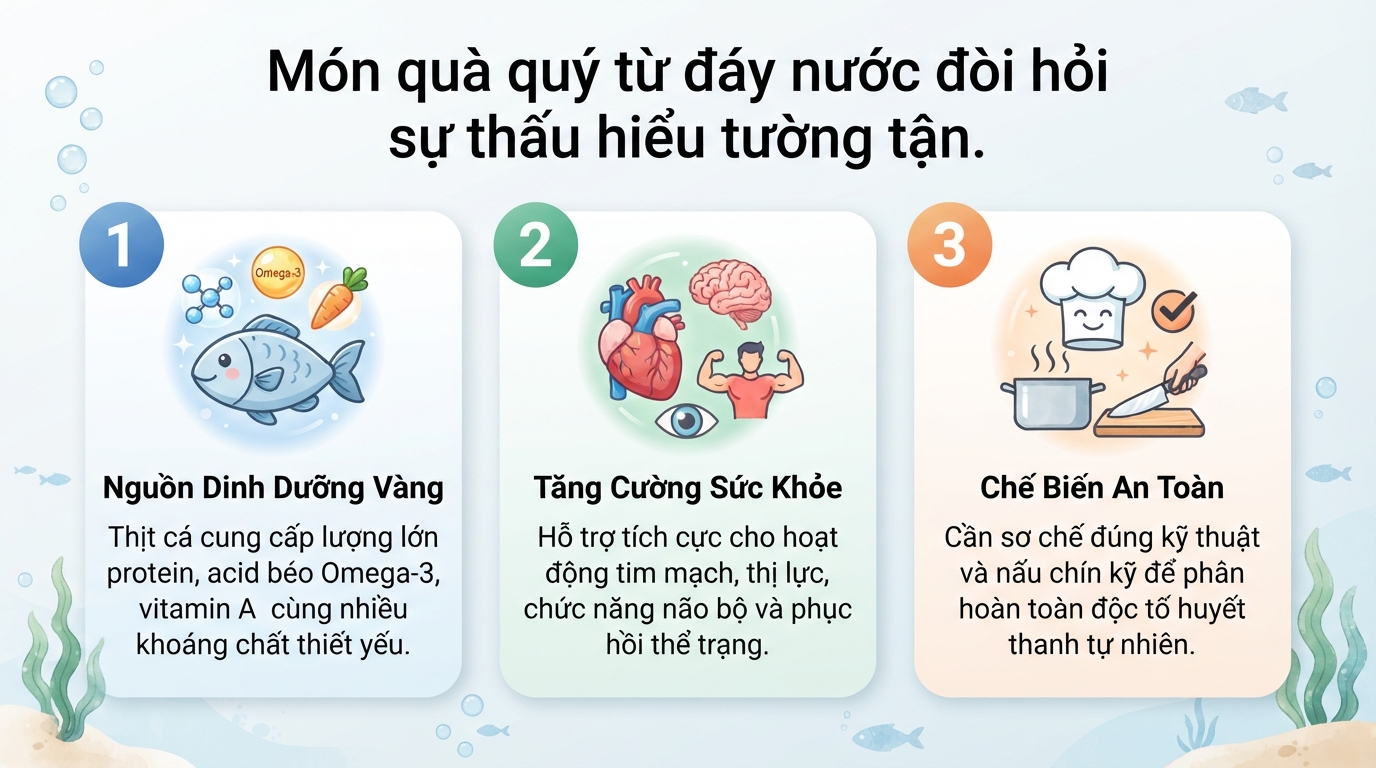 Cá chình: Dinh dưỡng, lợi ích sức khỏe và những lưu ý an toàn
