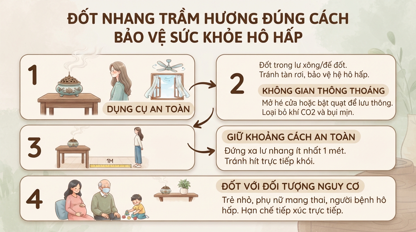 Nhang trầm hương: Tác dụng cho sức khỏe và cách dùng phù hợp
