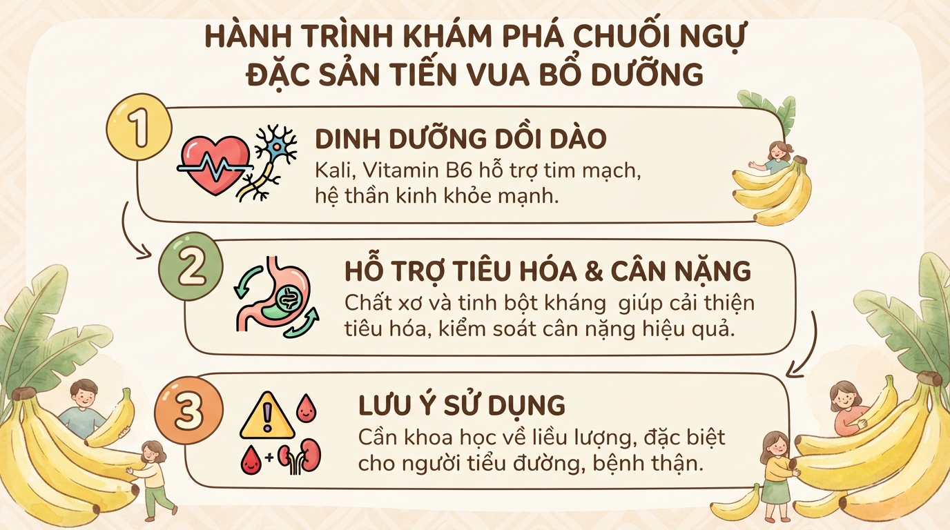 Chuối ngự là gì? Giá trị dinh dưỡng và 6 lợi ích đối với sức khỏe