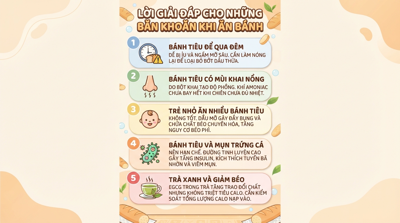 Bánh tiêu bao nhiêu calo? Cách làm bánh tiêu ngon chuẩn vị ngay tại nhà