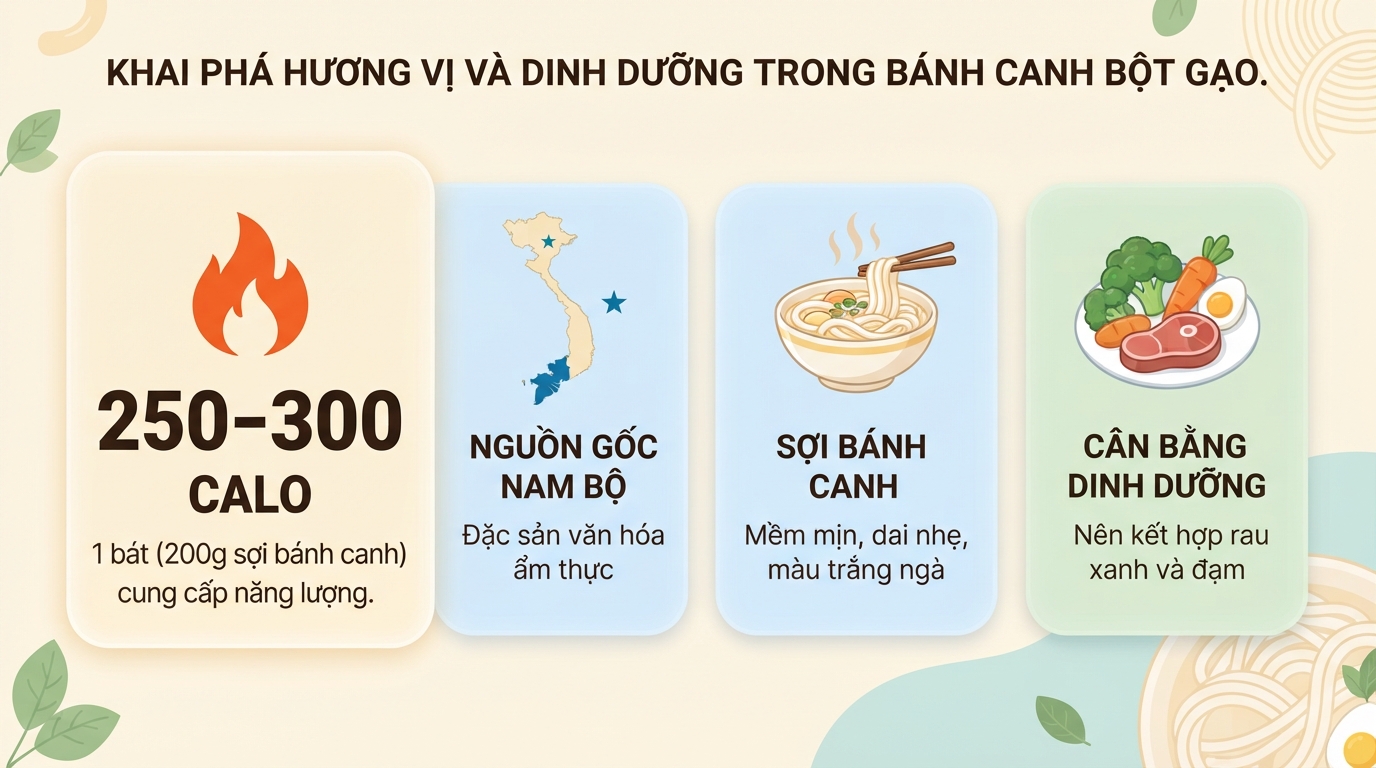 Bánh canh bột gạo là gì? Cách làm dai ngon và lưu ý dinh dưỡng