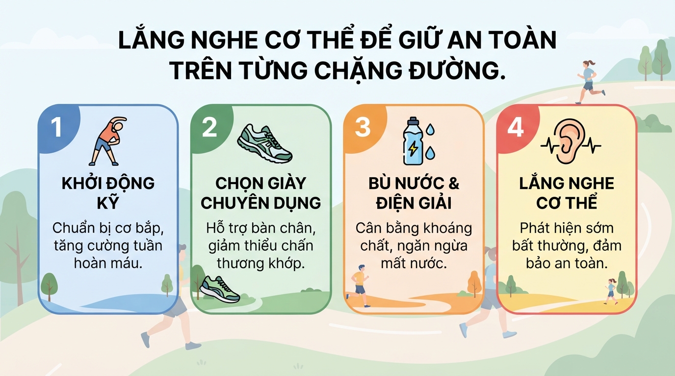 Chạy bộ: 10 lợi ích sức khỏe và hướng dẫn tập đúng cách hiệu quả