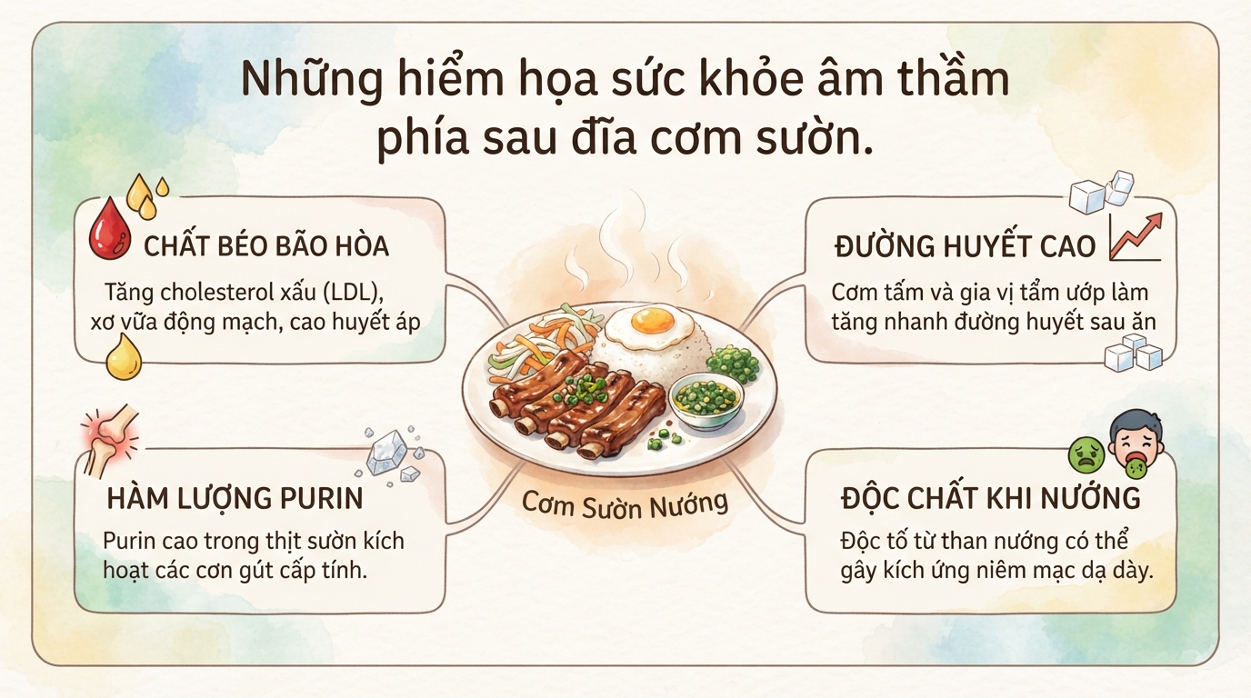 Cơm sườn bao nhiêu calo? Cách ăn lành mạnh giúp kiểm soát cân nặng