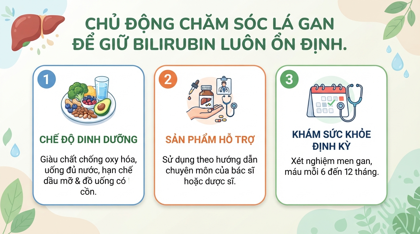 Bilirubin là gì? Ý nghĩa chỉ số và dấu hiệu cảnh báo bệnh gan mật