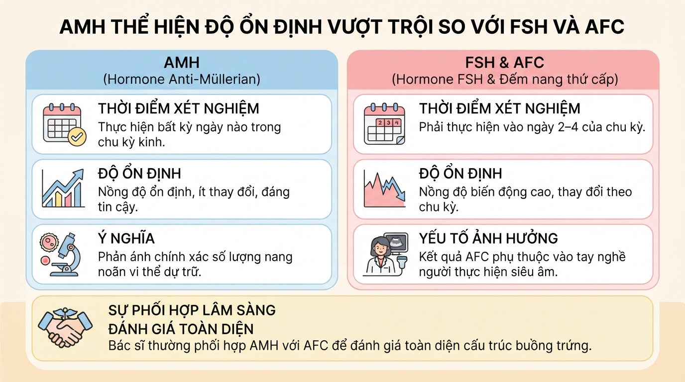 Xét nghiệm AMH là gì? Ý nghĩa chỉ số dự trữ buồng trứng