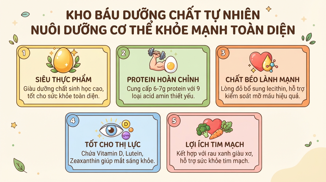 1 quả trứng gà luộc bao nhiêu calo? Cách ăn hỗ trợ giảm cân hiệu quả