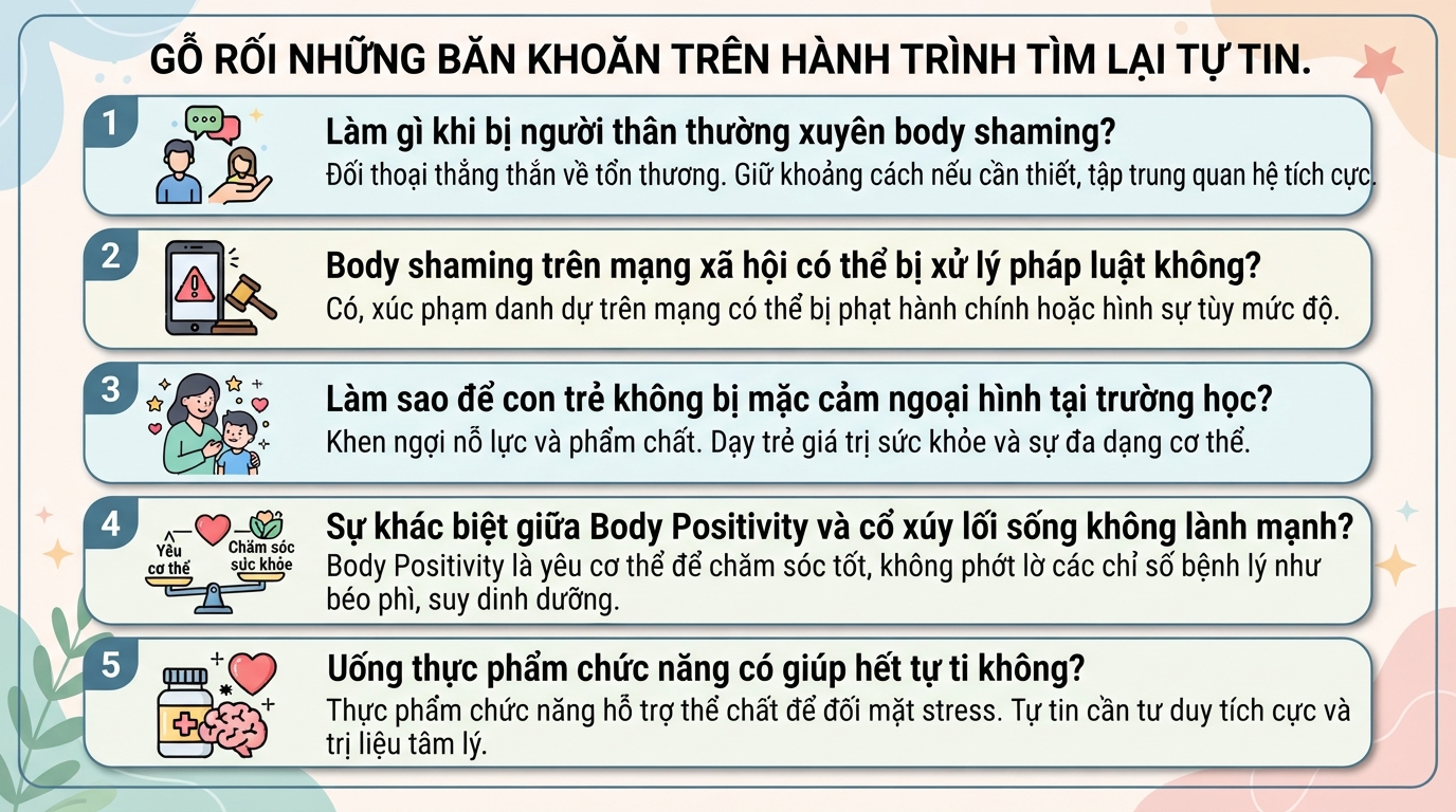 Body shaming là gì? Dấu hiệu và cách vượt qua mặc cảm ngoại hình