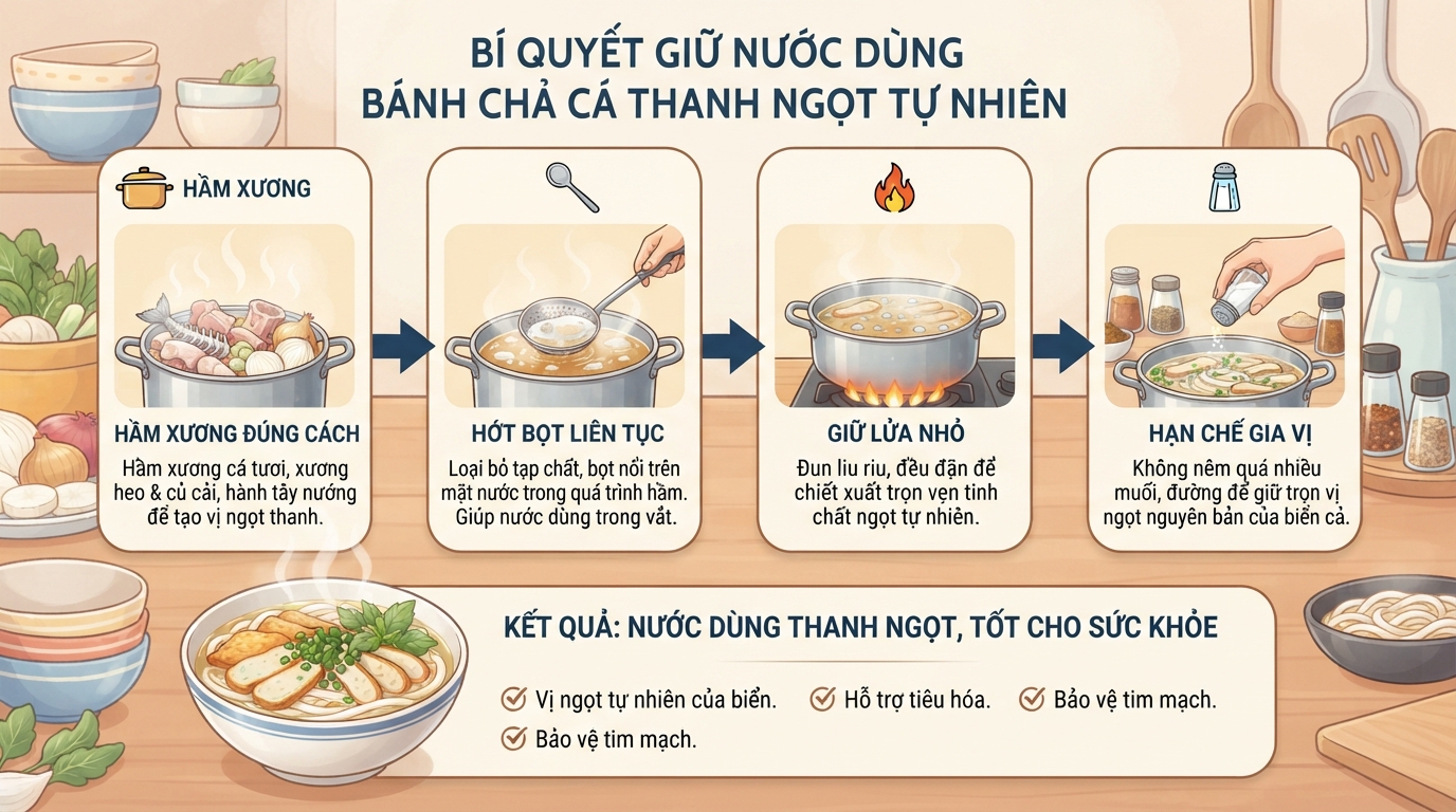 Cách nấu bánh canh chả cá Nha Trang ngon, tốt cho tim mạch