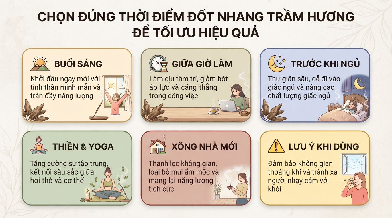 Nhang trầm hương: Tác dụng cho sức khỏe và cách dùng phù hợp