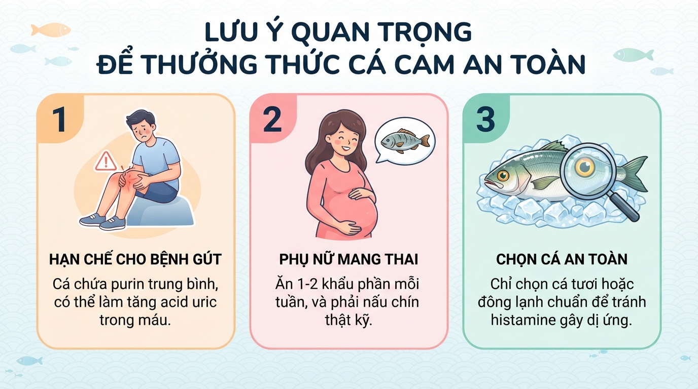 Cá cam: Giá trị dinh dưỡng và cách chế biến món ngon dễ làm