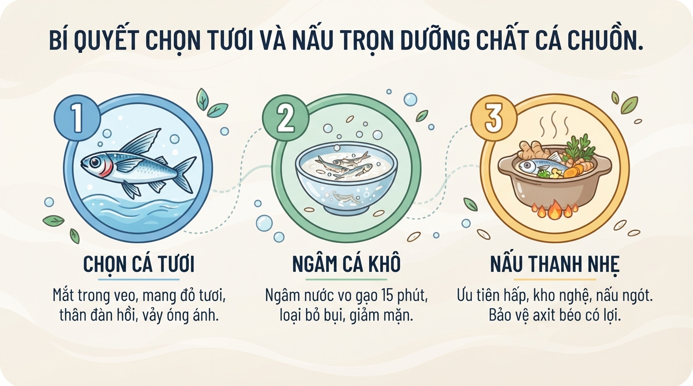 Cá chuồn có tác dụng gì? Dinh dưỡng và lưu ý khi ăn