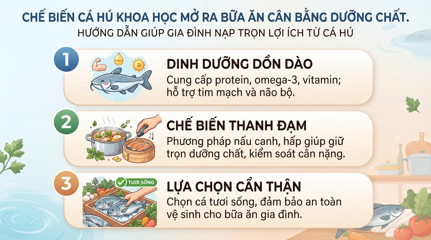 Cá hú bao nhiêu calo? Giá trị dinh dưỡng và cách ăn hợp lý
