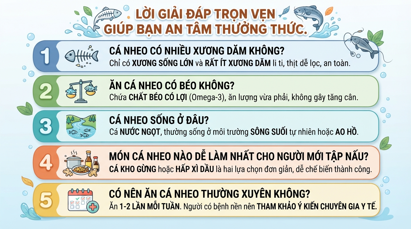 Cá nheo là cá gì? Lợi ích sức khỏe và 7 món ngon dễ làm