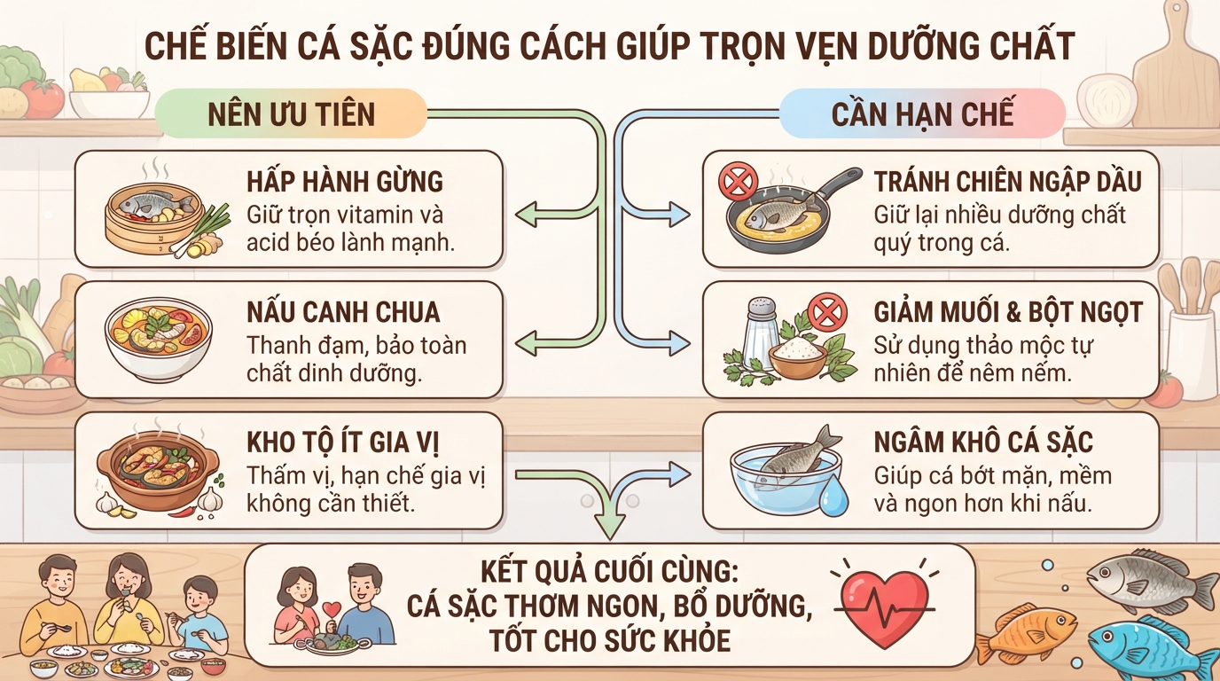 Cá sặc: Đặc điểm dinh dưỡng, tác dụng sức khỏe và cách dùng hợp lý