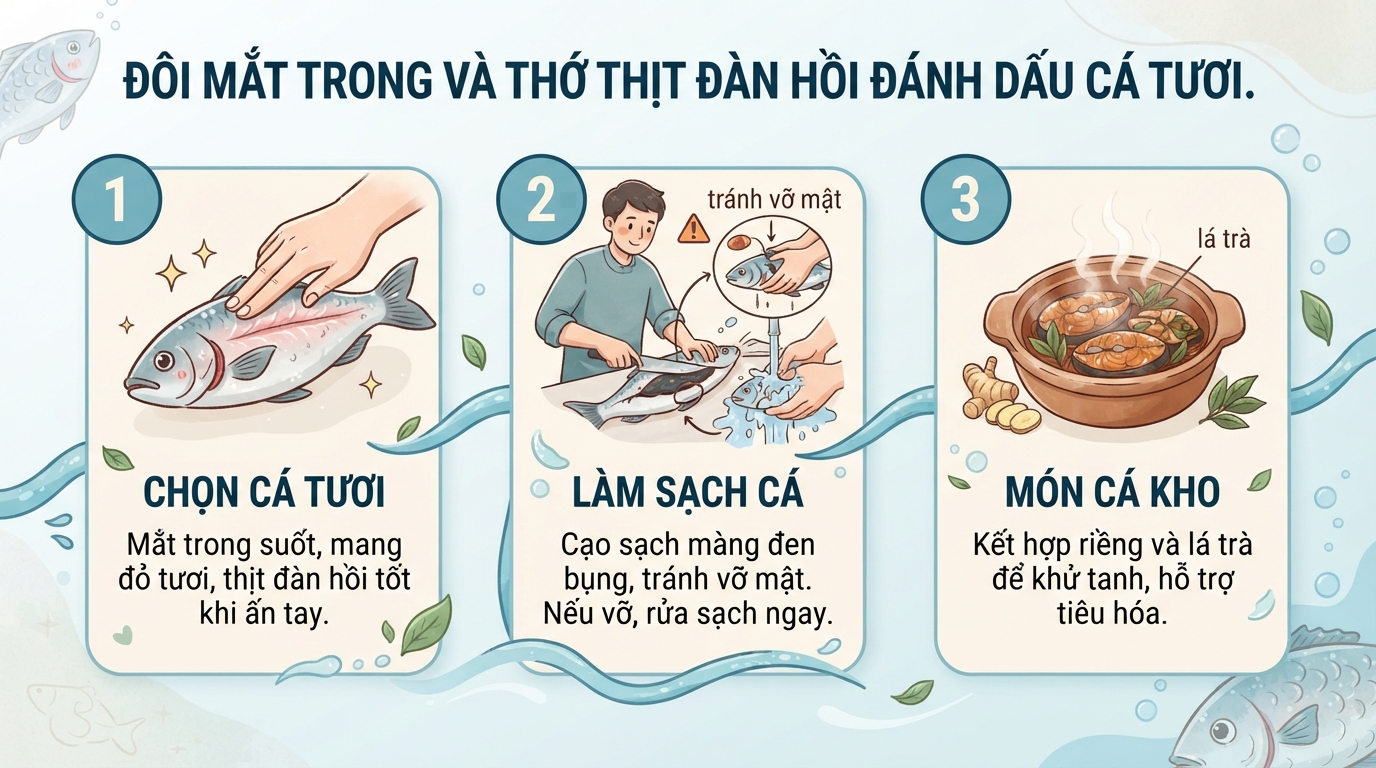 Cá trắm: Giá trị dinh dưỡng, tác dụng và lưu ý an toàn