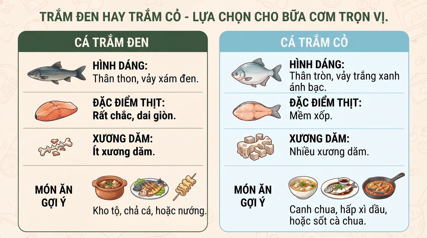 Cá trắm: Giá trị dinh dưỡng, tác dụng và lưu ý an toàn