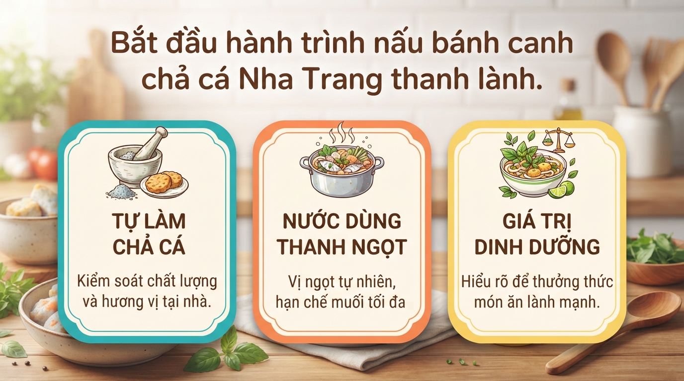 Cách nấu bánh canh chả cá Nha Trang ngon, tốt cho tim mạch