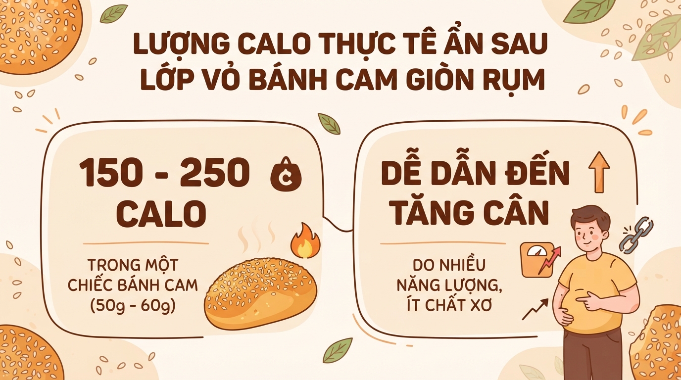 Bánh cam bao nhiêu calo? Cách làm và ăn sao cho hợp lý