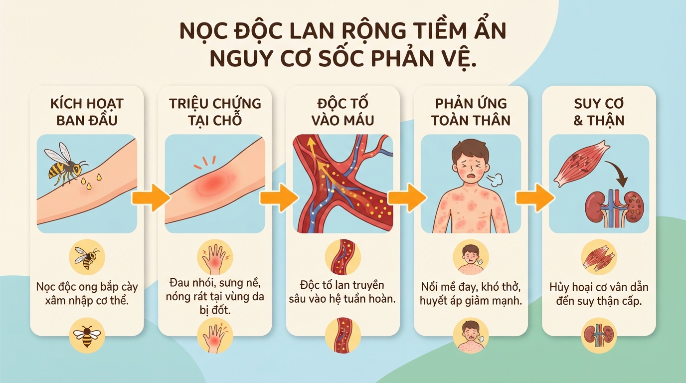 Ong đất có độc không? Cách nhận biết và sơ cứu khi bị ong đất đốt