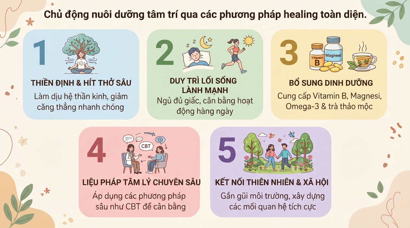 Healing là gì? Ý nghĩa của chữa lành và cách chăm sóc sức khỏe tinh thần
