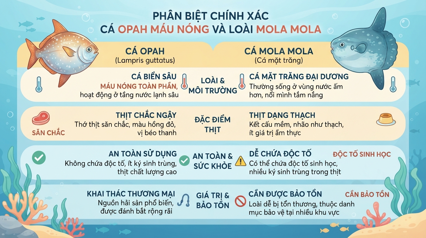 Cá mặt trăng Opah là gì? Giá trị dinh dưỡng, lợi ích và cách chế biến
