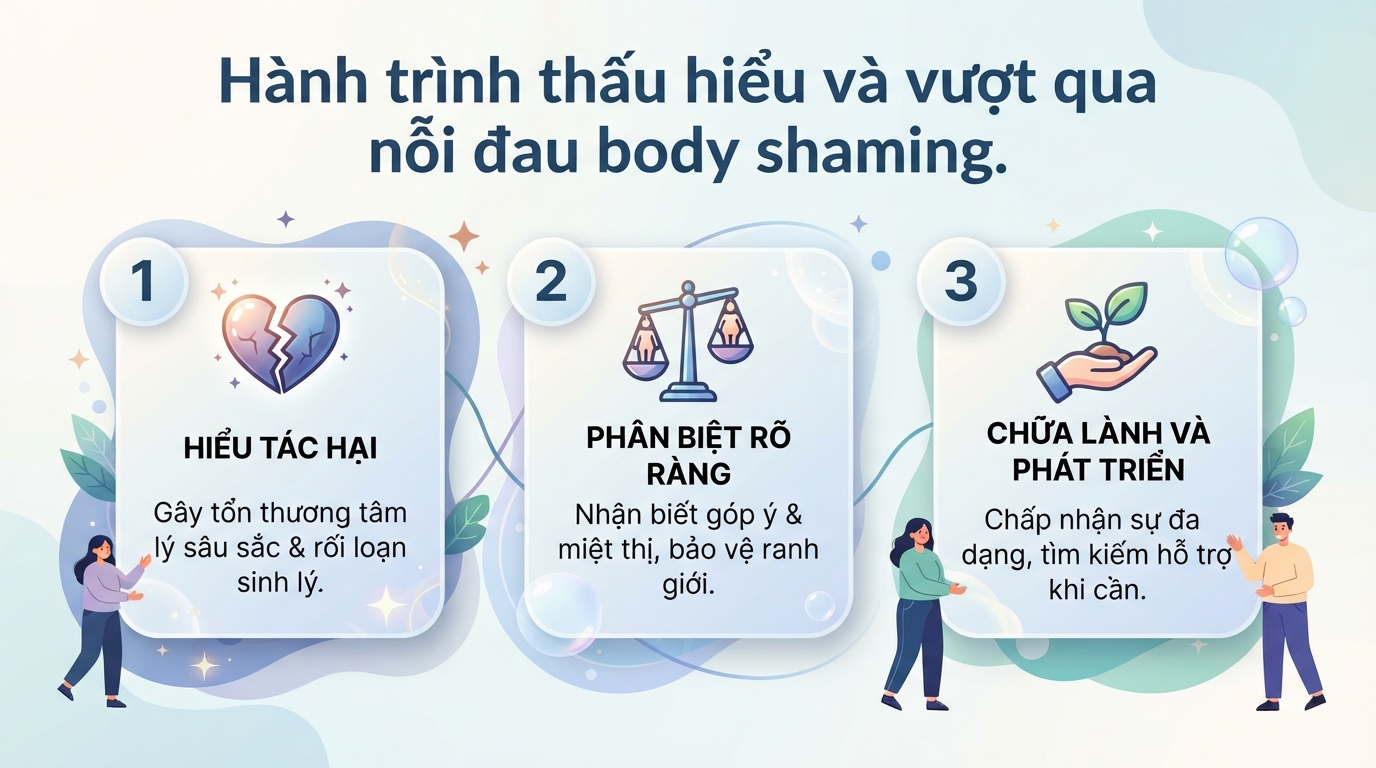 Body shaming là gì? Dấu hiệu và cách vượt qua mặc cảm ngoại hình