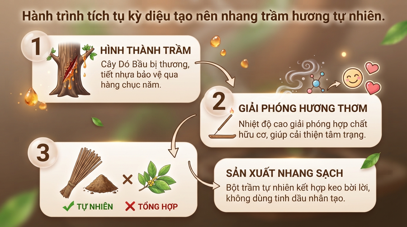 Nhang trầm hương: Tác dụng cho sức khỏe và cách dùng phù hợp