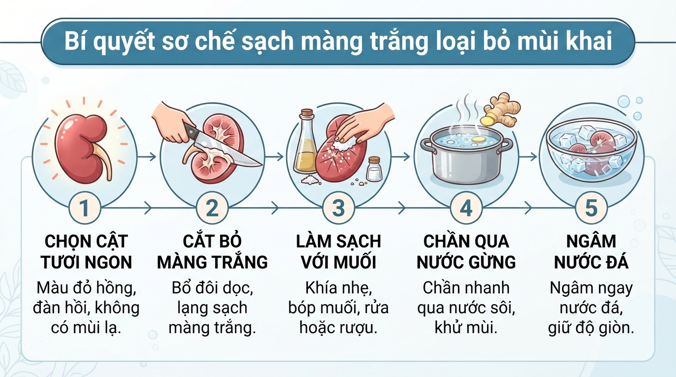 Cật heo có tác dụng gì? Giá trị dinh dưỡng, tác hại và lưu ý khi ăn