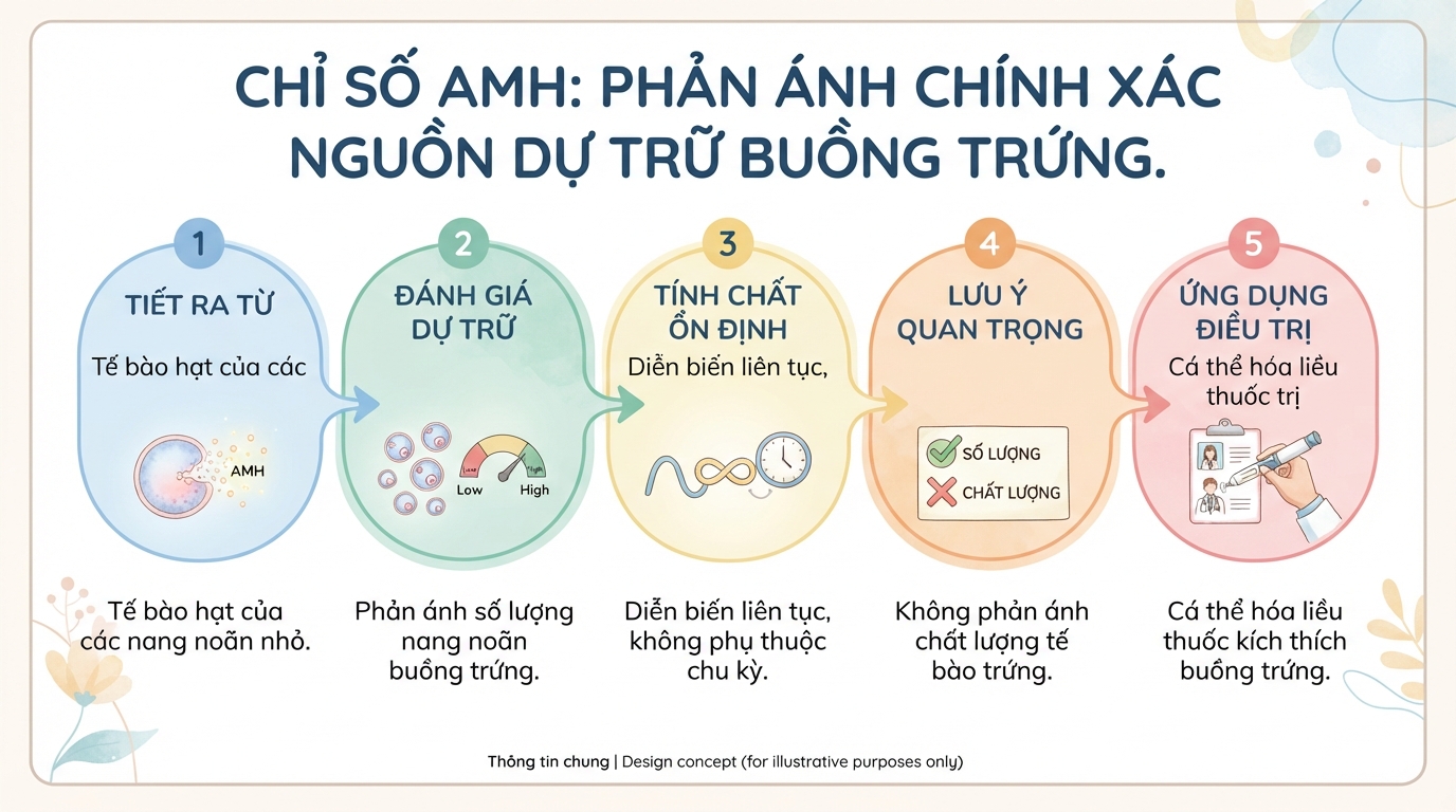 Xét nghiệm AMH là gì? Ý nghĩa chỉ số dự trữ buồng trứng