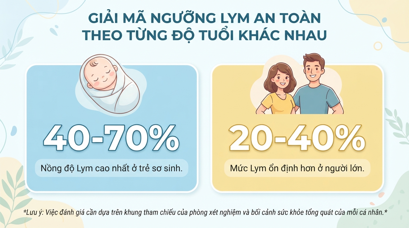 Lym trong xét nghiệm máu là gì? Ý nghĩa chỉ số Lymphocytes tăng giảm