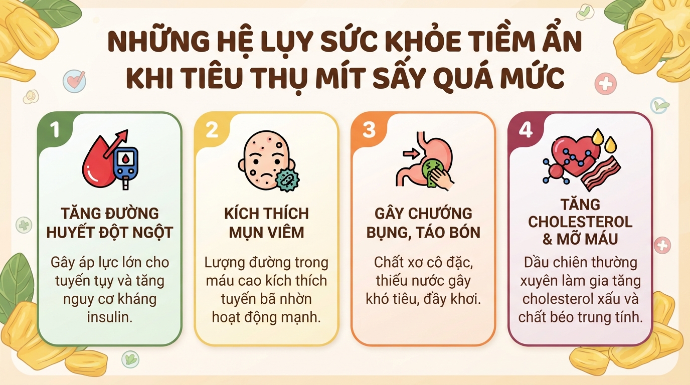 Mít sấy bao nhiêu calo? Ăn mít sấy có béo không và cách ăn đúng