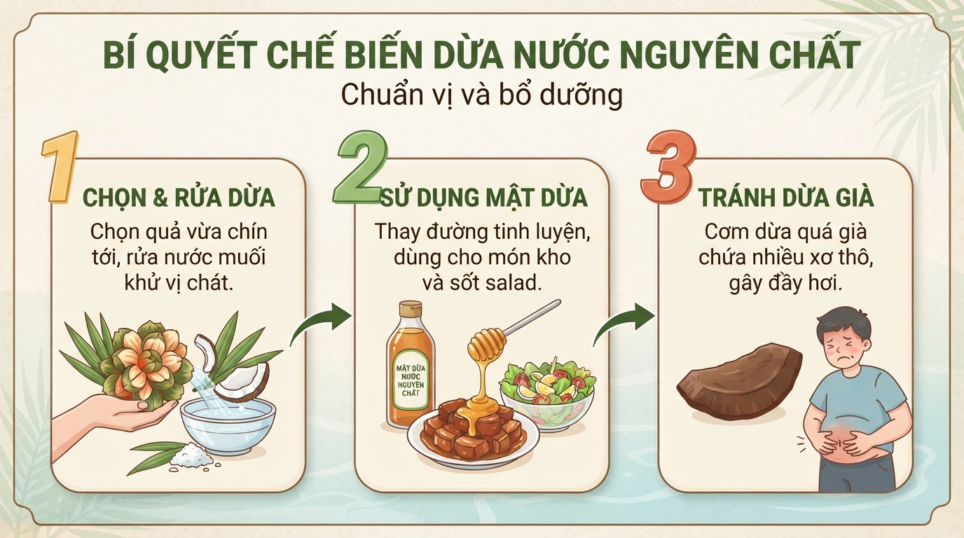 Dừa nước: Giá trị dinh dưỡng, công dụng và lưu ý quan trọng khi dùng