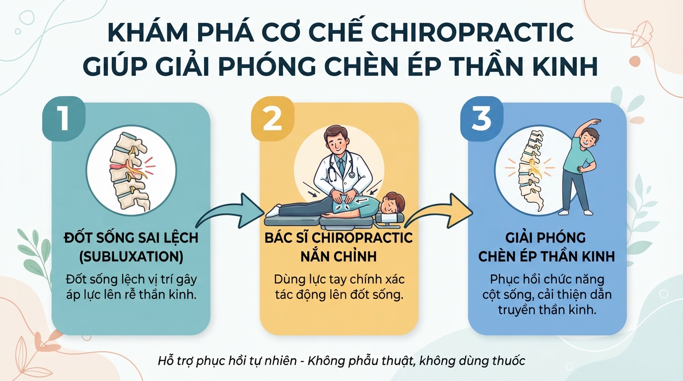 Chiropractic là gì? Hiệu quả và lưu ý khi trị liệu thần kinh cột sống