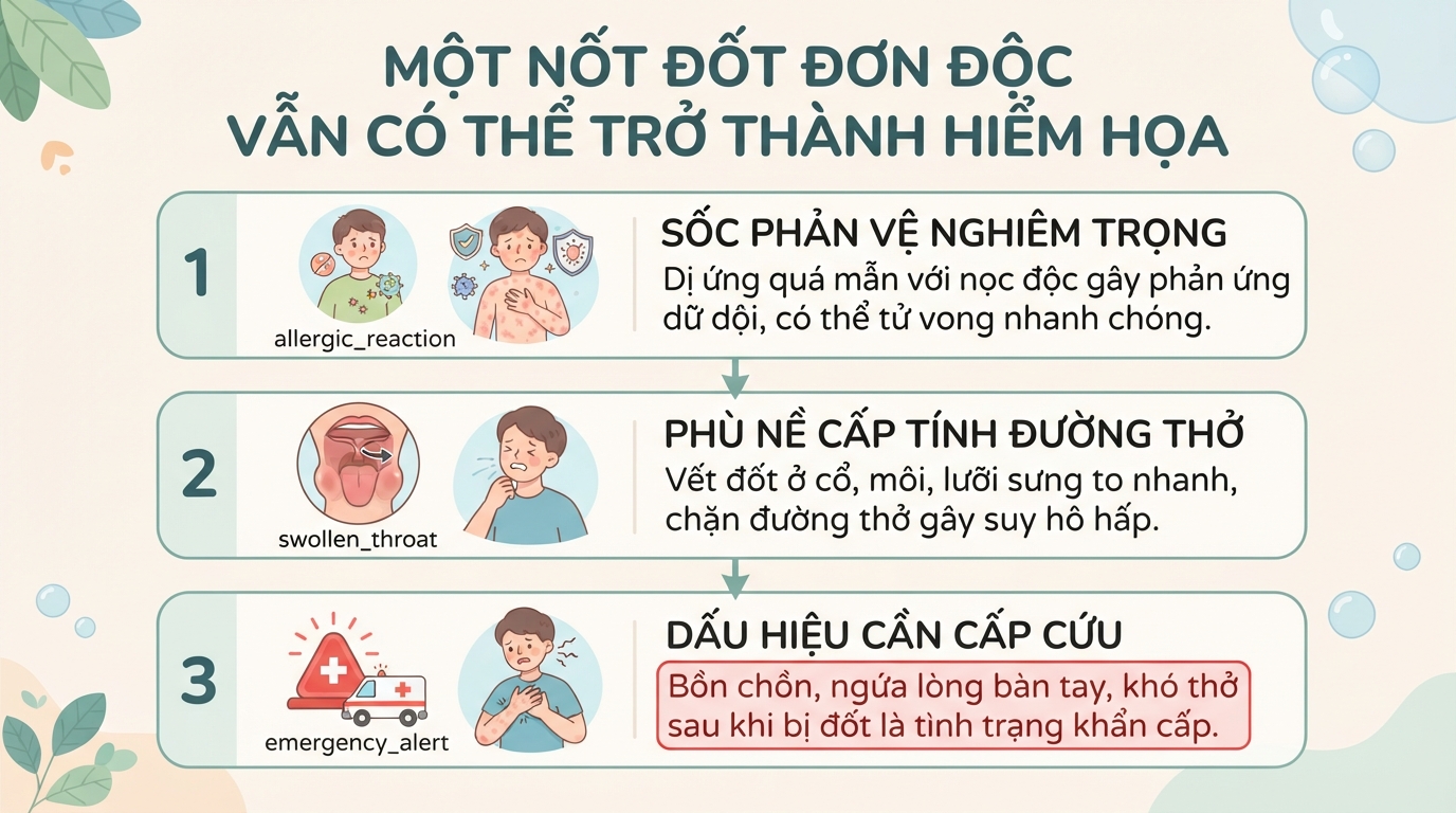 Bị ong bắp cày đốt có độc không? Cách sơ cứu an toàn