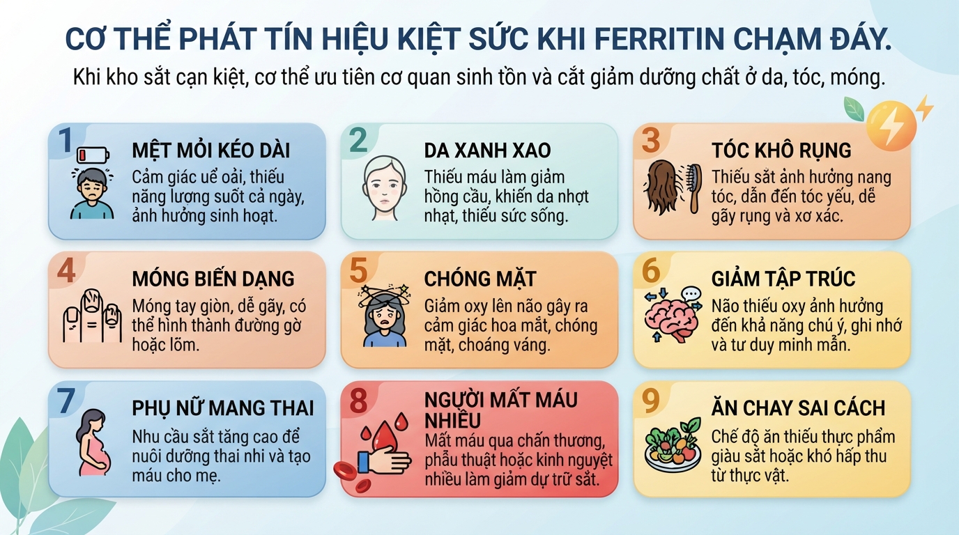 Ferritin là gì? Ý nghĩa chỉ số định lượng ferritin trong máu chi tiết