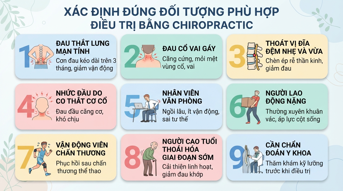 Chiropractic là gì? Hiệu quả và lưu ý khi trị liệu thần kinh cột sống