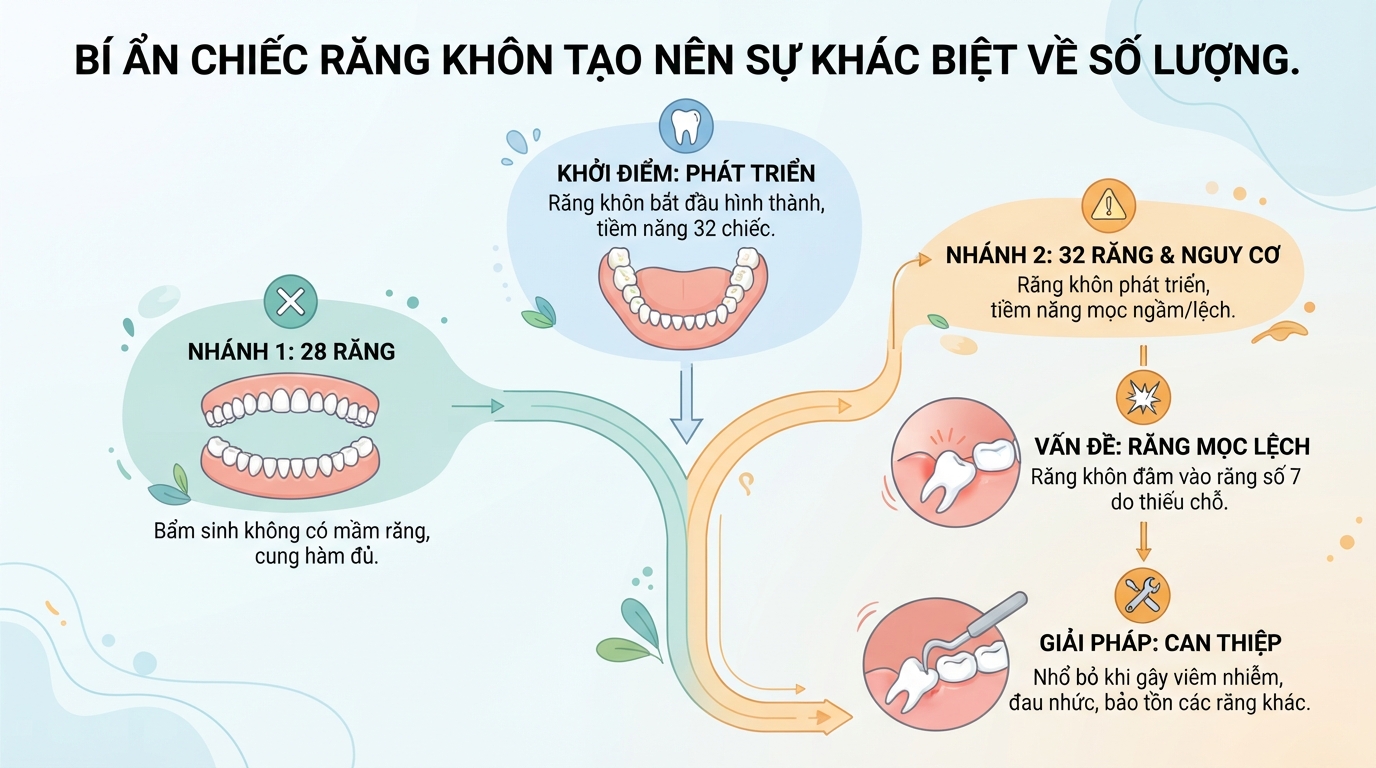 Con người có bao nhiêu cái răng? Sơ đồ và chức năng từng loại răng