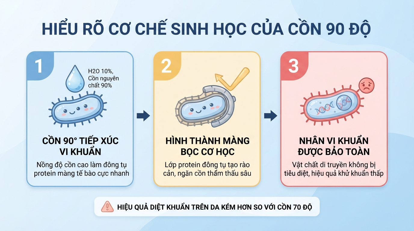 Cồn 90 độ có tác dụng gì? Cách phân biệt và sử dụng an toàn