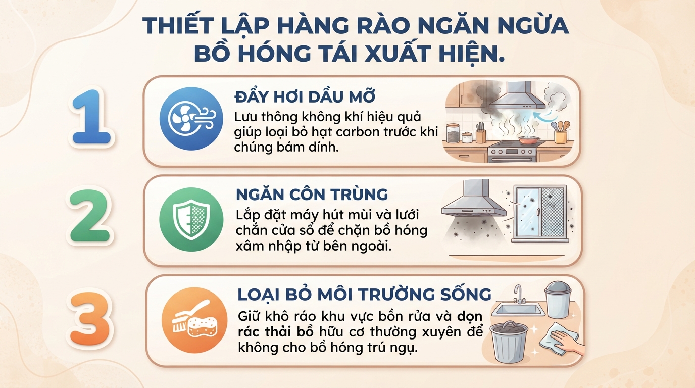 Cách đuổi bồ hóng, diệt bọ hóng hiệu quả để bảo vệ sức khỏe gia đình
