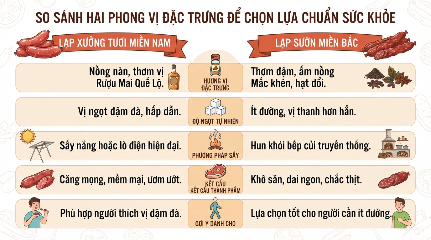 Cách làm lạp xưởng tươi thơm ngon, chuẩn vị và an toàn tại nhà