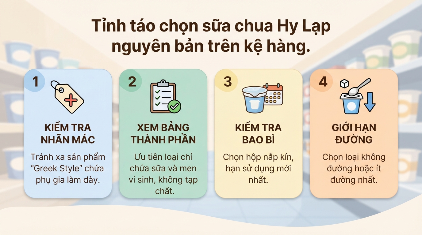 Cách làm sữa chua Hy Lạp dẻo mịn, giàu protein tại nhà