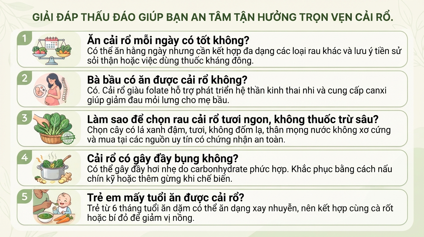 Cải rổ là gì? 7 tác dụng của rau cải rổ với sức khỏe và lưu ý khi dùng