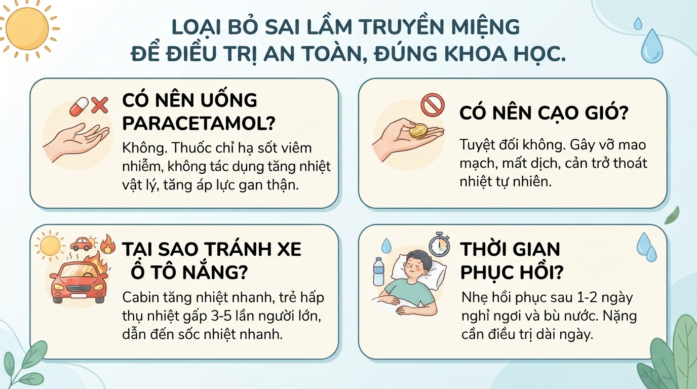 Cảm nắng, say nắng là gì? Dấu hiệu, sơ cứu và cách phòng ngừa