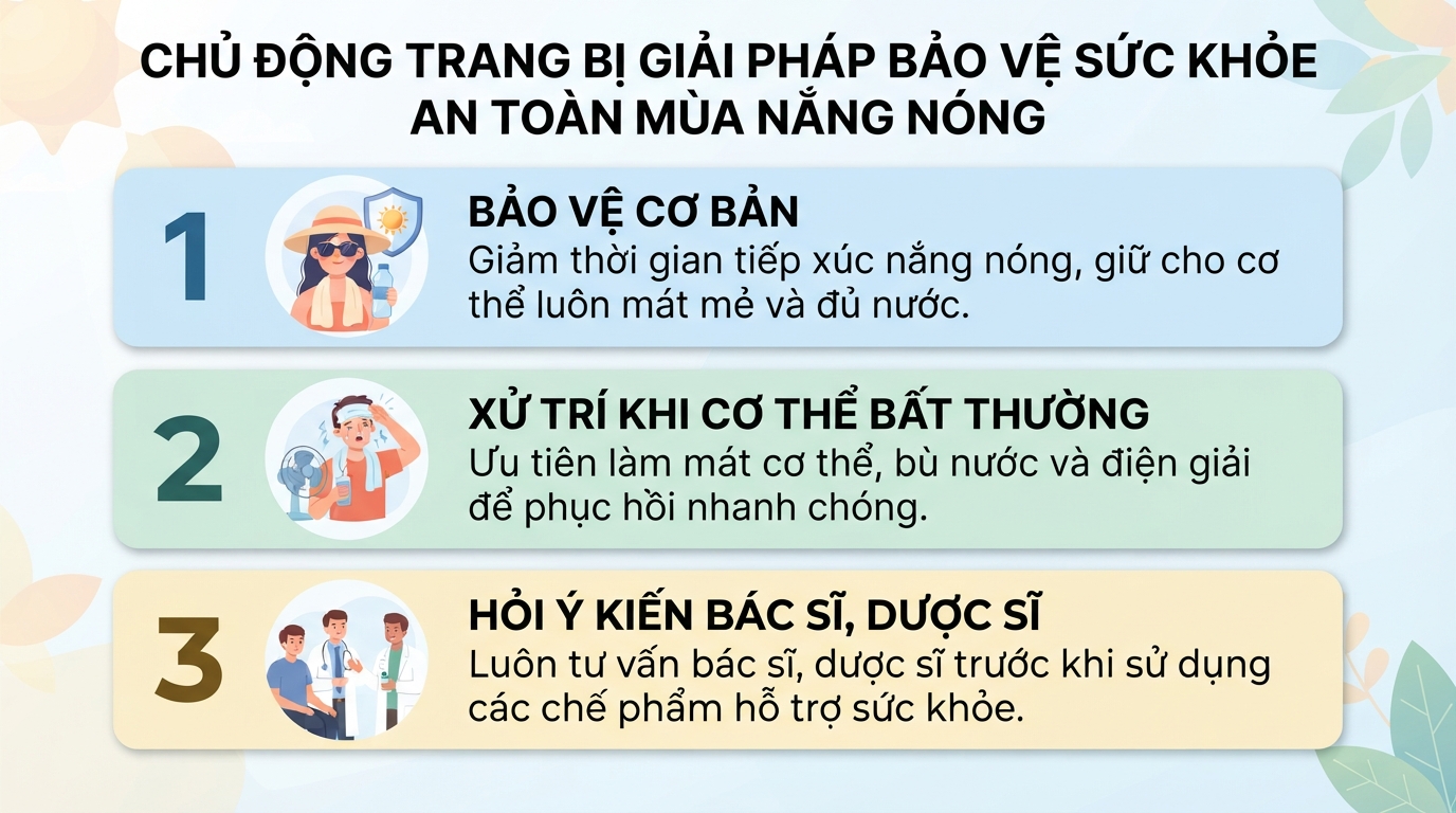 Cảm nắng, say nắng là gì? Dấu hiệu, sơ cứu và cách phòng ngừa