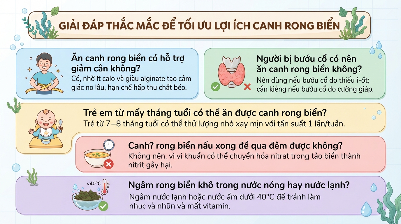 Canh rong biển: Giá trị dinh dưỡng, 5 tác dụng và cách nấu chuẩn vị
