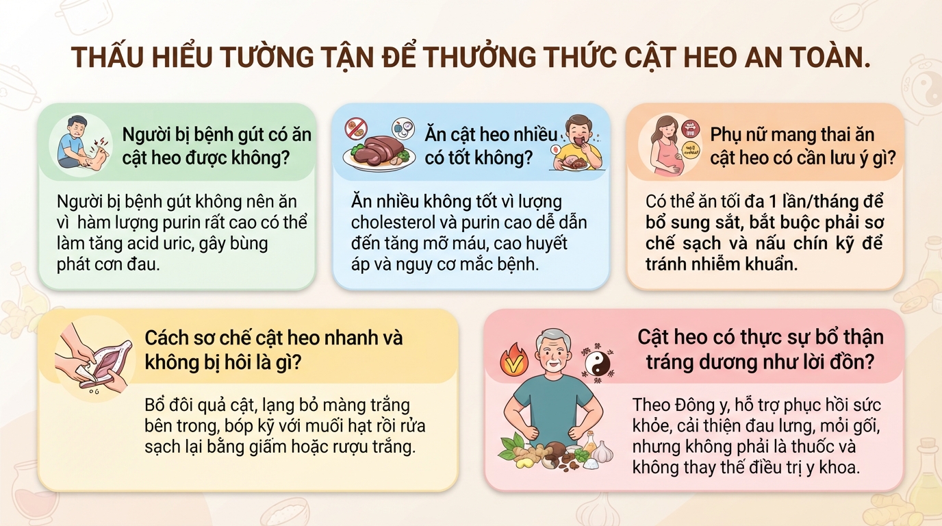 Cật heo có tác dụng gì? Giá trị dinh dưỡng, tác hại và lưu ý khi ăn