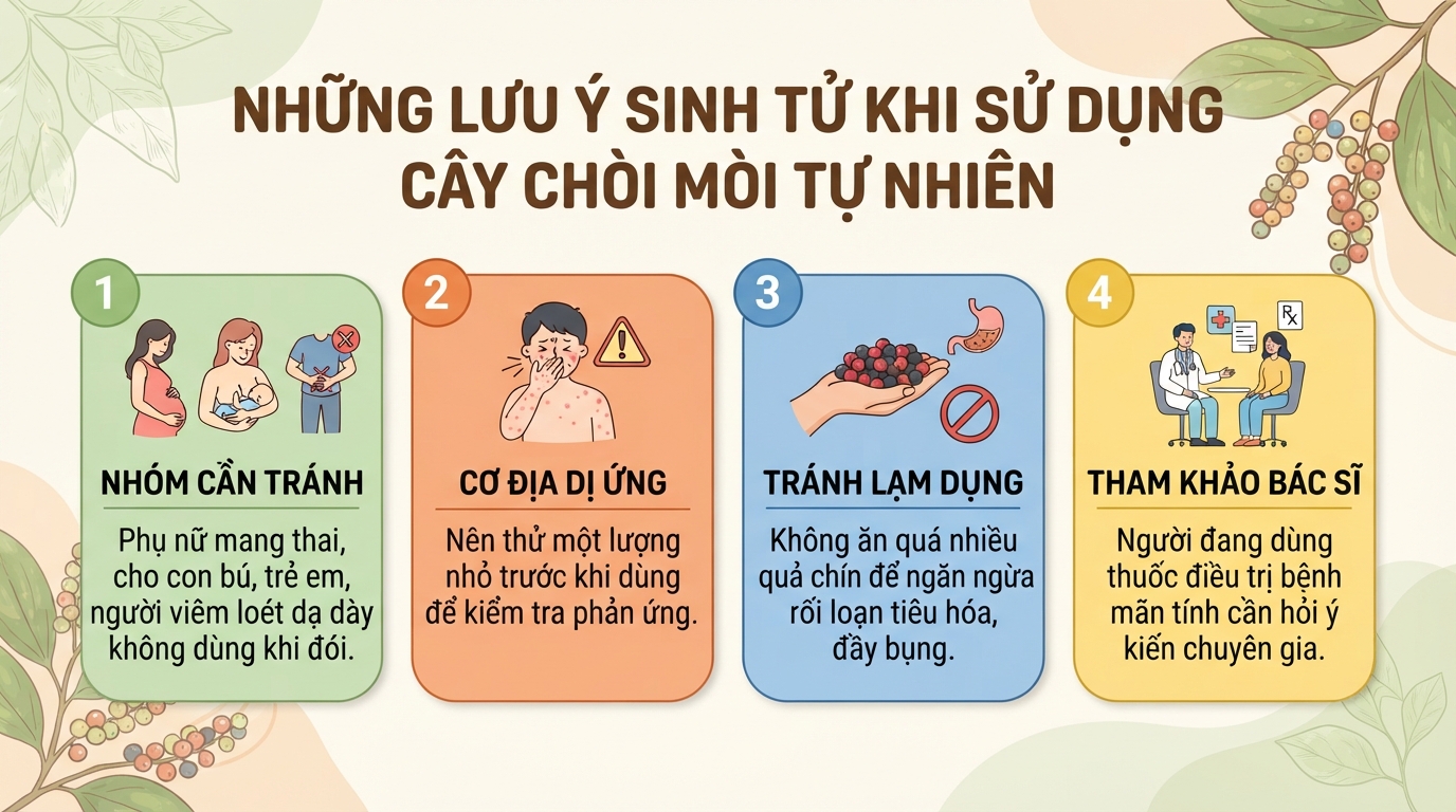 Cây chòi mòi có tác dụng gì? Công dụng và lưu ý sức khỏe khi sử dụng