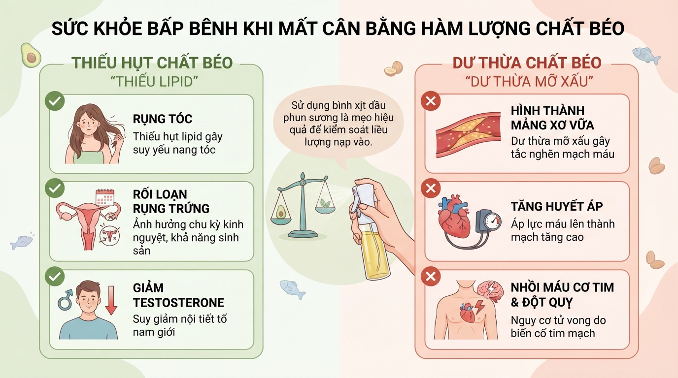 Chất béo là gì? Phân loại, vai trò và cách bổ sung tốt cho sức khỏe